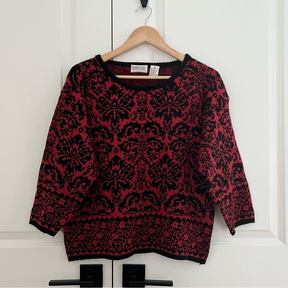 Workshop Wool Blend Crew Neck Sweater